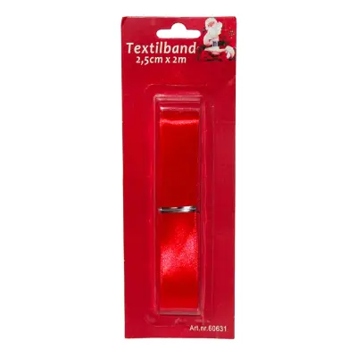Textilband Röd