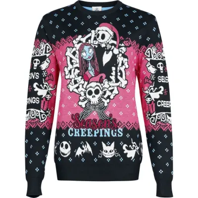 The Nightmare Before Christmas - Anime Christmas jumper - Making Christmas Fright - S XXL - för Herr - flerfärgad