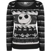 The Nightmare Before Christmas - Disney Christmas jumper - Pumpkin King - S 5XL - för Dam - flerfärgad