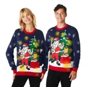 Biker LED Jultröja - X-Large