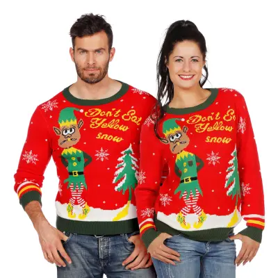 Dont Eat Yellow Snow Jultröja - Small