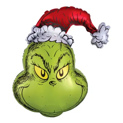 Folieballong Grinchen