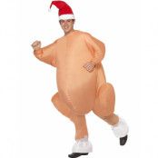 Fried Christmas Turkey - Uppblåsbar Kostym