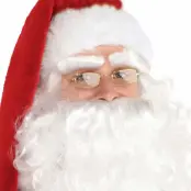 Fyrkantiga Tomteglasögon