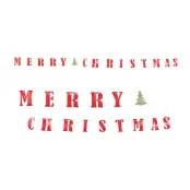 Girlang Merry Christmas - 360 cm