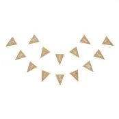 Girlang Merry Christmas Flaggor