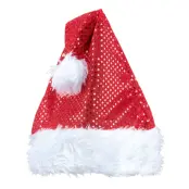 Glittrig Tomteluva Röd - One size