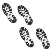 Ho Ho Ho Skoavtryck - 4-pack