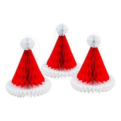 Honeycombs Tomteluvor - 3-pack