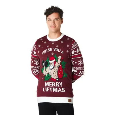 I Wish You A Merry Liftmas Jultröja - XX-Large