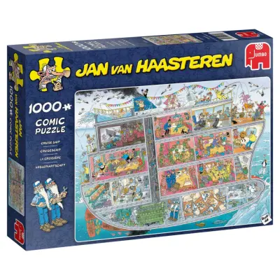 Jan van Haasteren Cruise Ship Pussel 1000 bitar - Jan Van Haasteren -  Leksaksaffären