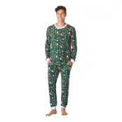 Juldröm Grön Julpyjamas Herr - X-Large