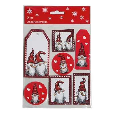 Juletiketter Knastomte -