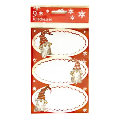 Juletiketter Tomte