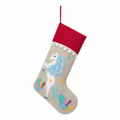 Julstrumpa med Djurmotiv - Enhörning