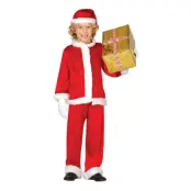 Jultomte Barn Maskeraddräkt - Large