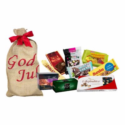 Jutesäck med Godis - 1455 gram