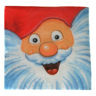 Kaffeservetter Tokiga Tomtar - 20-pack