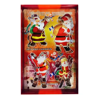 Kakformar Tomte - 4-pack