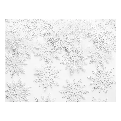 Konfetti Snöflingor Vit - 20-pack