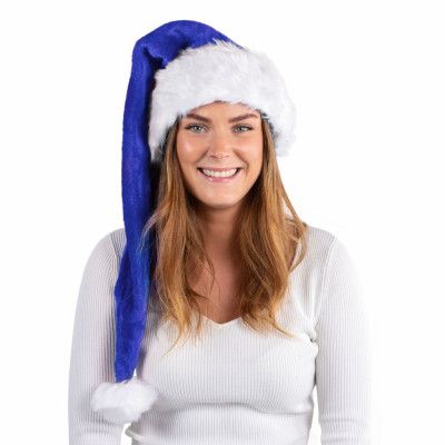 Lång Tomteluva Blå - One size