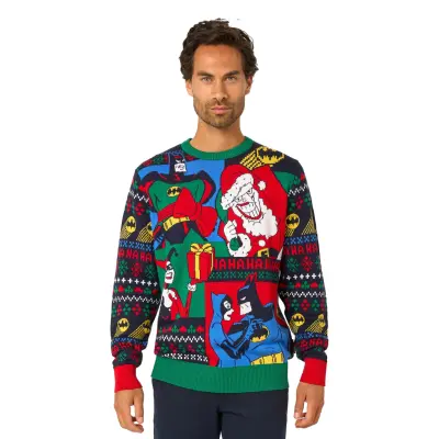 OppoSuits Batman Jultröja - XXX-Large