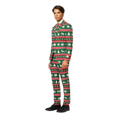 OppoSuits Festive Green Kostym - 50