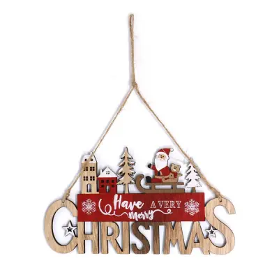 Hängande Juldekoration Tomte på Släde