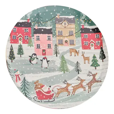 Papperstallrikar Tomteland - 8-pack