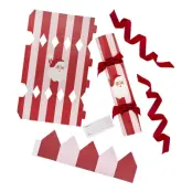 Presentask Smällkaramell Tomte med Satinsnöre - 6-pack