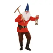 Röd Dvärg Maskeraddräkt - Large