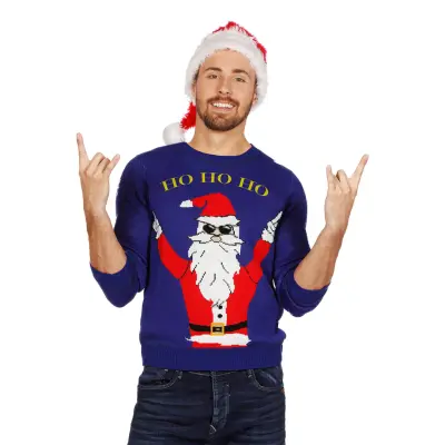 Rocking Santa Jultröja - Medium