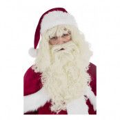 Santa Claus Perukset Deluxe Natur - One size