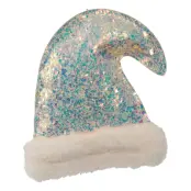 Silver Glittrig Tomteluva Julgranskula