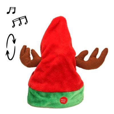 Sjungande och Dansande Tomteluva med Renhorn - One size