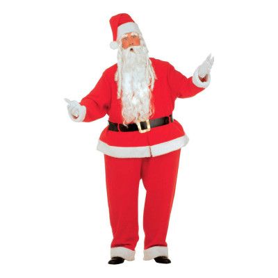 Tjock Tomte Maskeraddräkt - One size