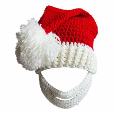 Tomte Skäggmössa för Barn - One size