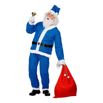 Tomtedräkt Blå - One size