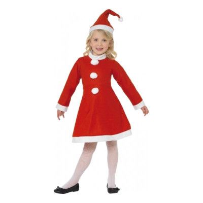 Tomteflicka Barn Maskeraddräkt - Large