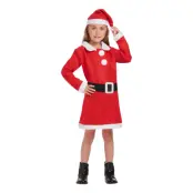 Tomteklänning Barn Maskeraddräkt - Large