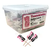 Tomteklubba Hallon/Lakrits Storpack - 50 x 25 g