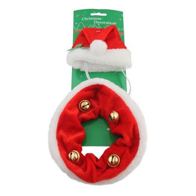 Tomteluva och Krage för Hund - One size