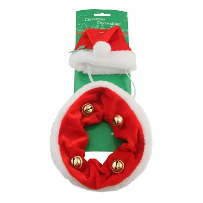 Tomteluva och Krage för Hund - One size