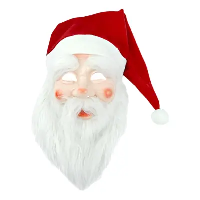 Tomtemask med Luva och Skägg - One size