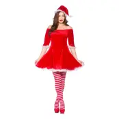 Tomtemors Klänning Maskeraddräkt - Small