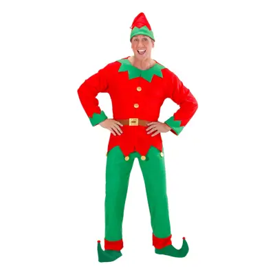Tomtenisse Röd Maskeraddräkt - Medium