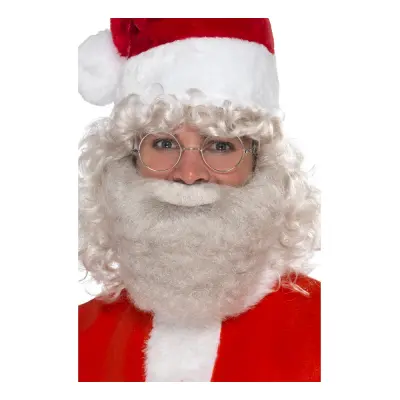 Tomteskägg Deluxe Pärlgrå - One size