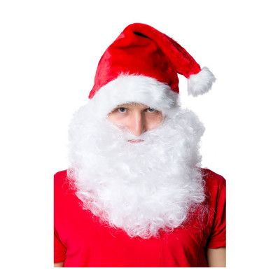 Tomteskägg Fluffigt Vit