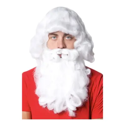 Tomteskägg med Peruk Deluxe