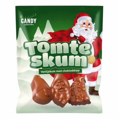 Tomteskum med Ljuschoklad - 70 gram